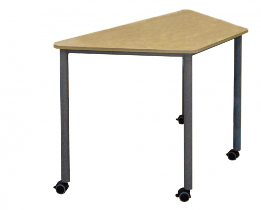 Стол трапеция на колесах с тормозом - Мебельный комбинат Фома